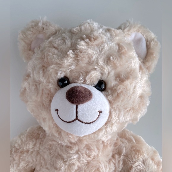 BABW Happy Hugs Fluffy Cream Teddy Bear - Gently used - Picture 5 of 10